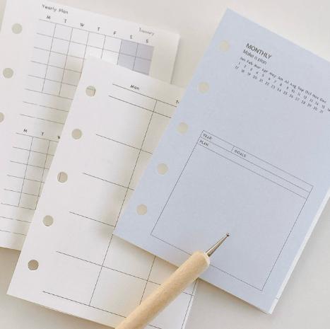 Notebook filler paper