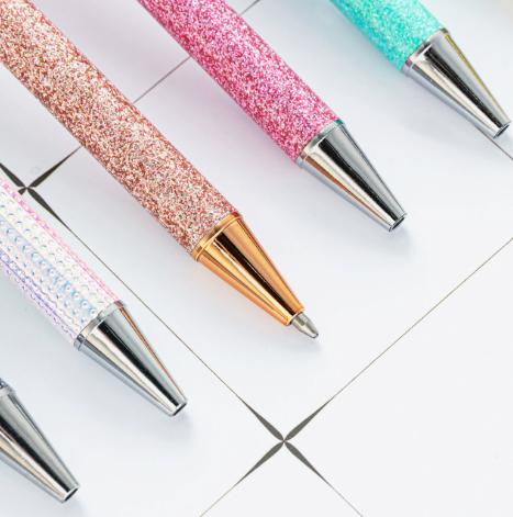 Metal Retractable Ballpoint Pen, Smooth Writing Office Ball Pen