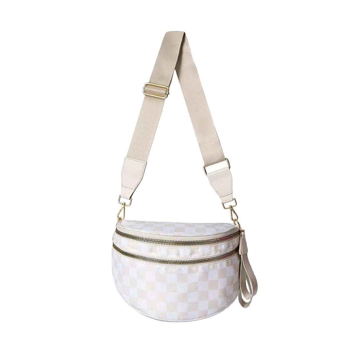 Women's Shoulder Bag, Trendy Versatile Oxford Cloth Large‑Capacity Shell Bag, Lightweight Crossbody Sling Bag for Sports
