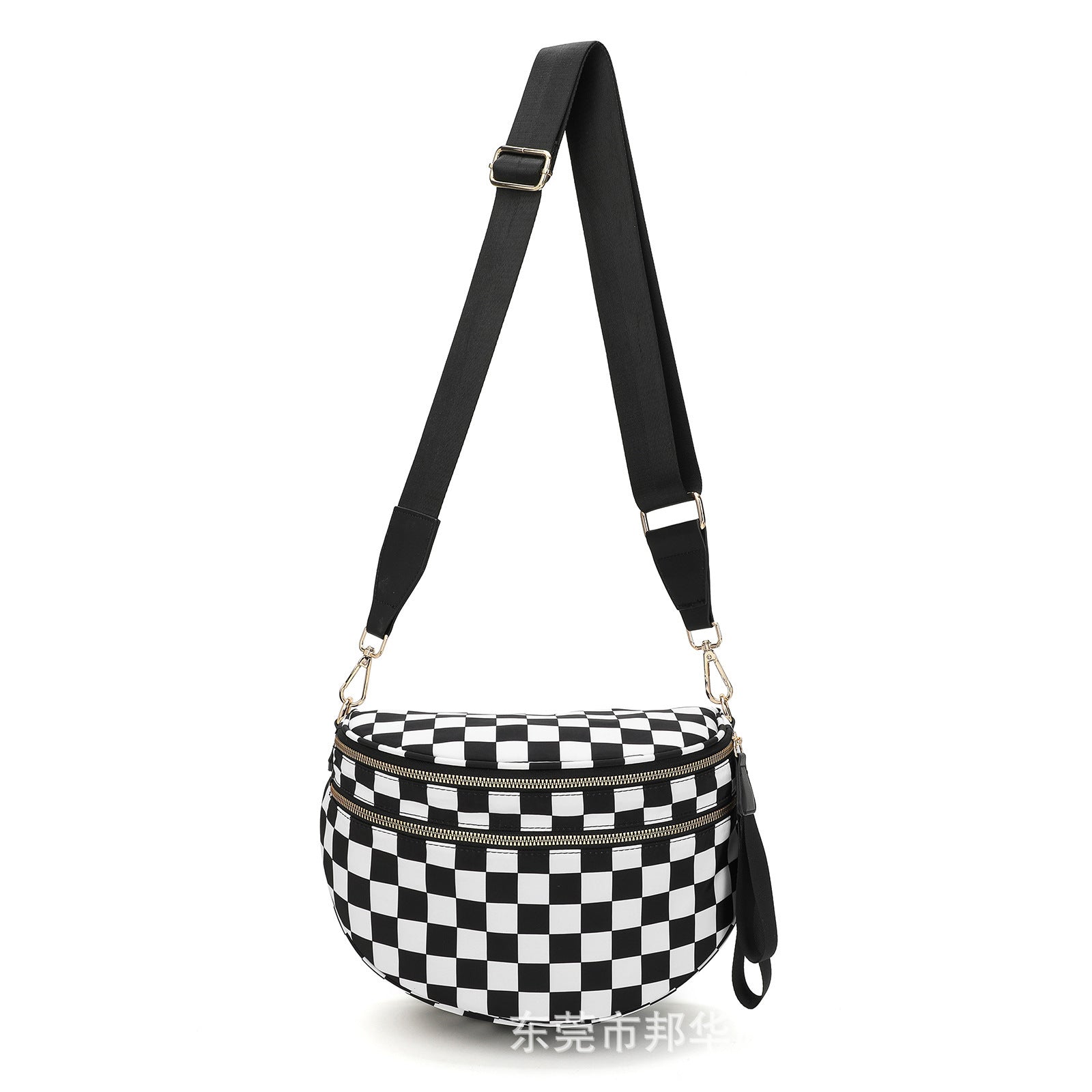Women's Shoulder Bag, Trendy Versatile Oxford Cloth Large‑Capacity Shell Bag, Lightweight Crossbody Sling Bag for Sports